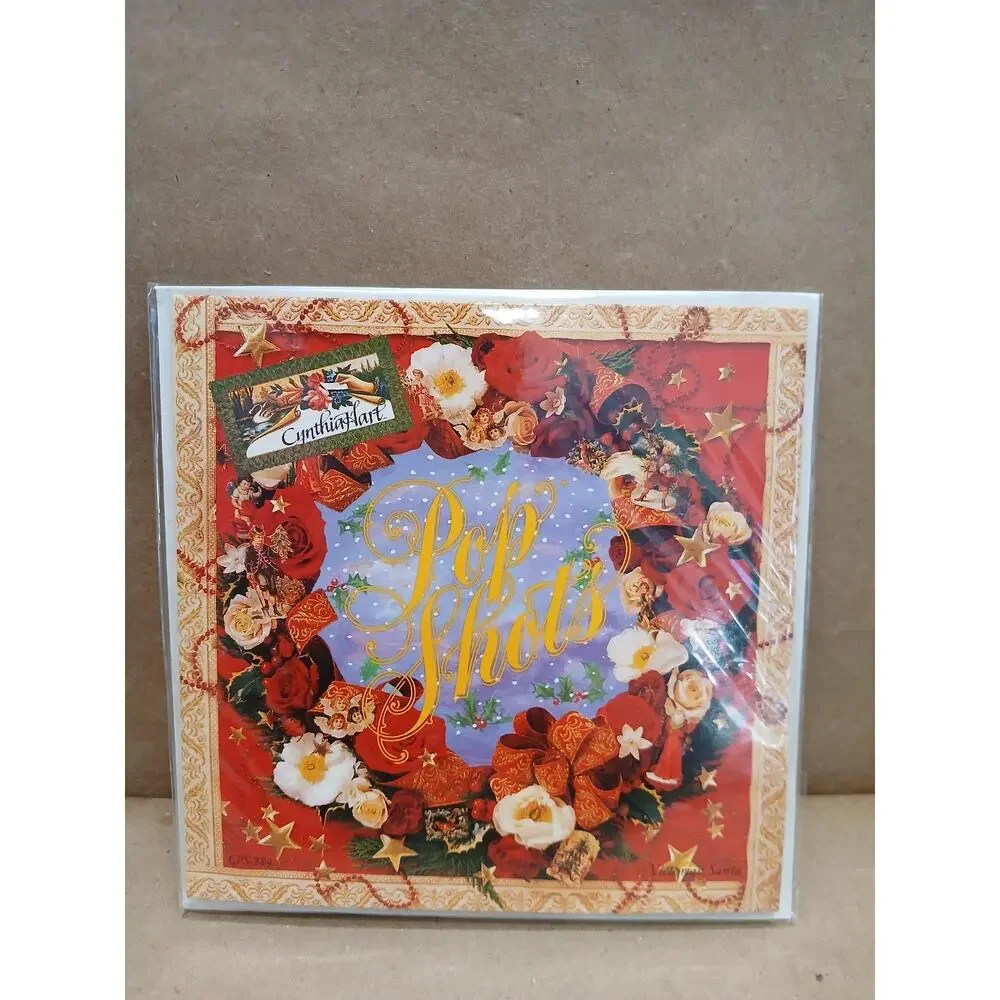 Vintage PopShots Victorian Santa Cynthia Hart Pop Up Christmas Card USA New